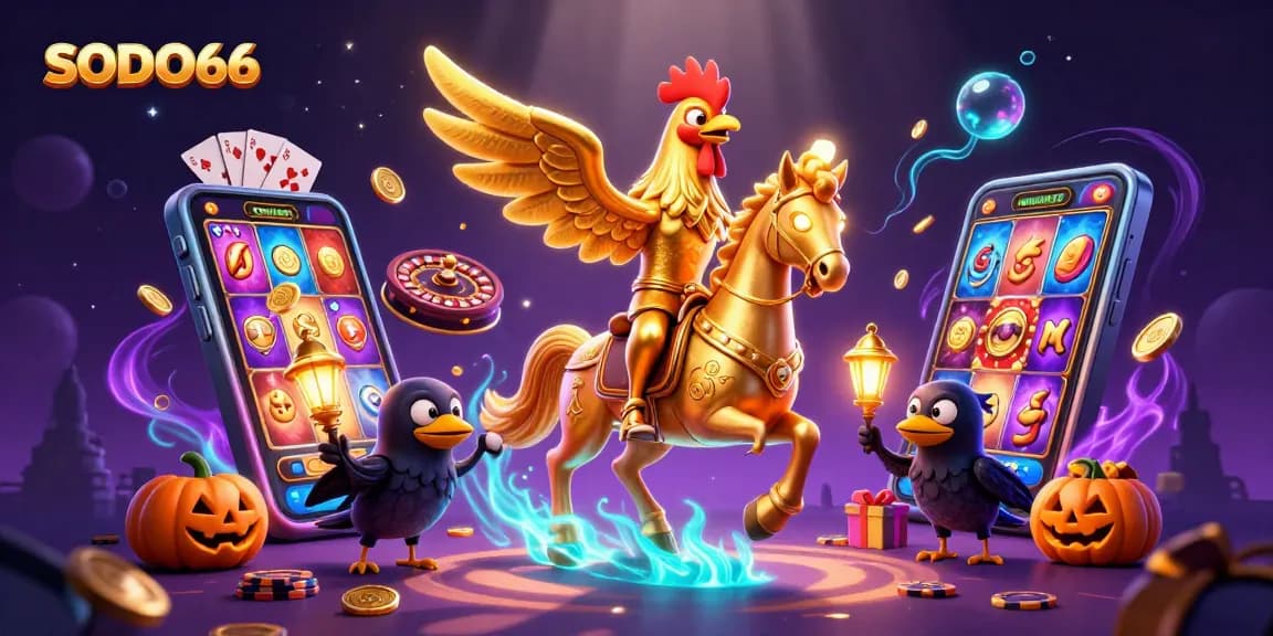 SODO66 invites players to experience thrilling gameplay amidst 3D surreal environments with vibrant casino elements