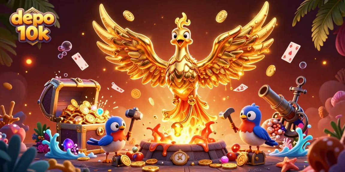 Menangkan jackpot dengan permainan slot depo 10k yang menarik di gaung lokasi virtual.