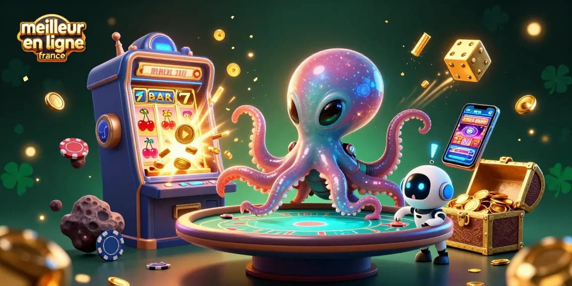Explorez le meilleur casino en ligne France avec une illustration de jeu captivante.