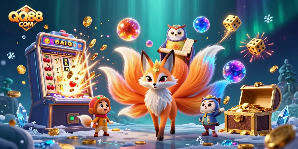 Experience the thrill of QQ88 COM with vibrant casino energies and winning potential in 3D!