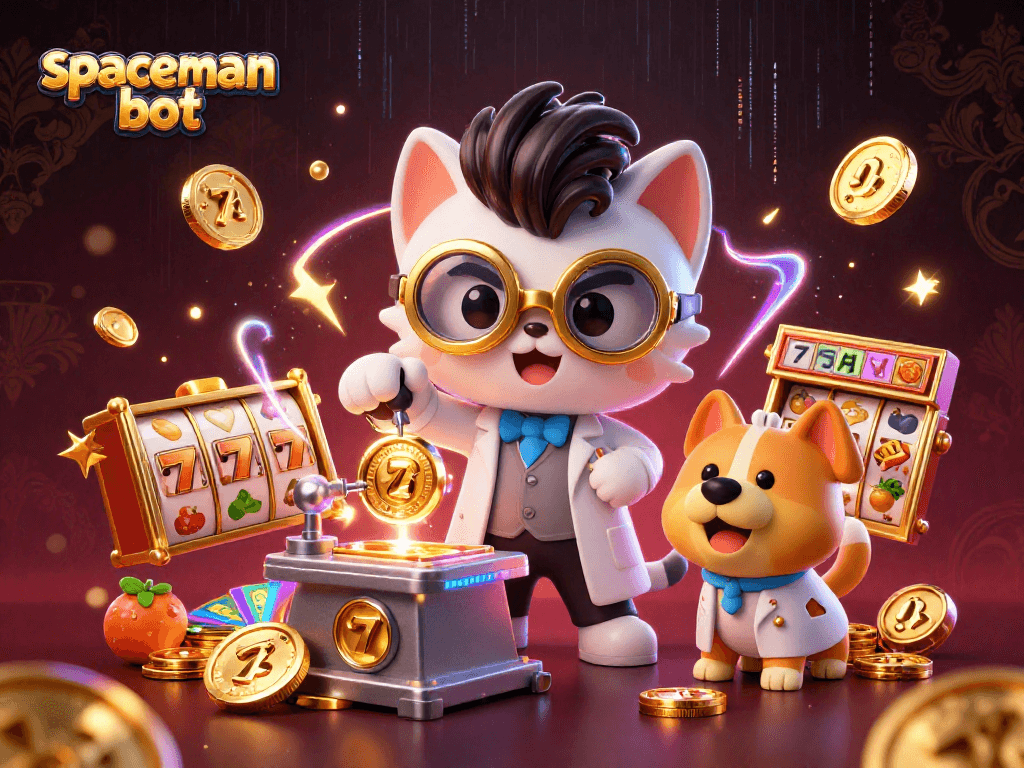 Win big with the spaceman bot while enjoying a vibrant casino atmosphere of exciting slot elements.