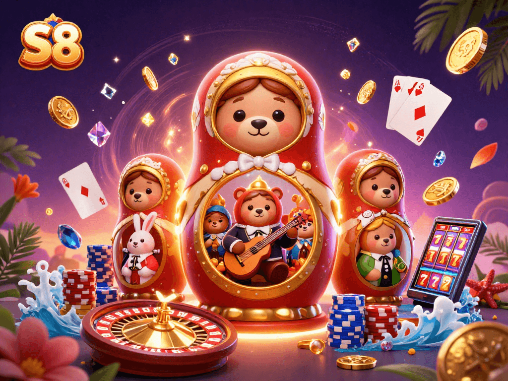 S8 offers an immersive online gambling adventure with rich casino themes and vibrant graphics.