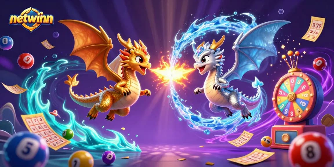 Experience netwinn's thrilling adventure with dynamic lottery fun as dragons soar and excitement flows.