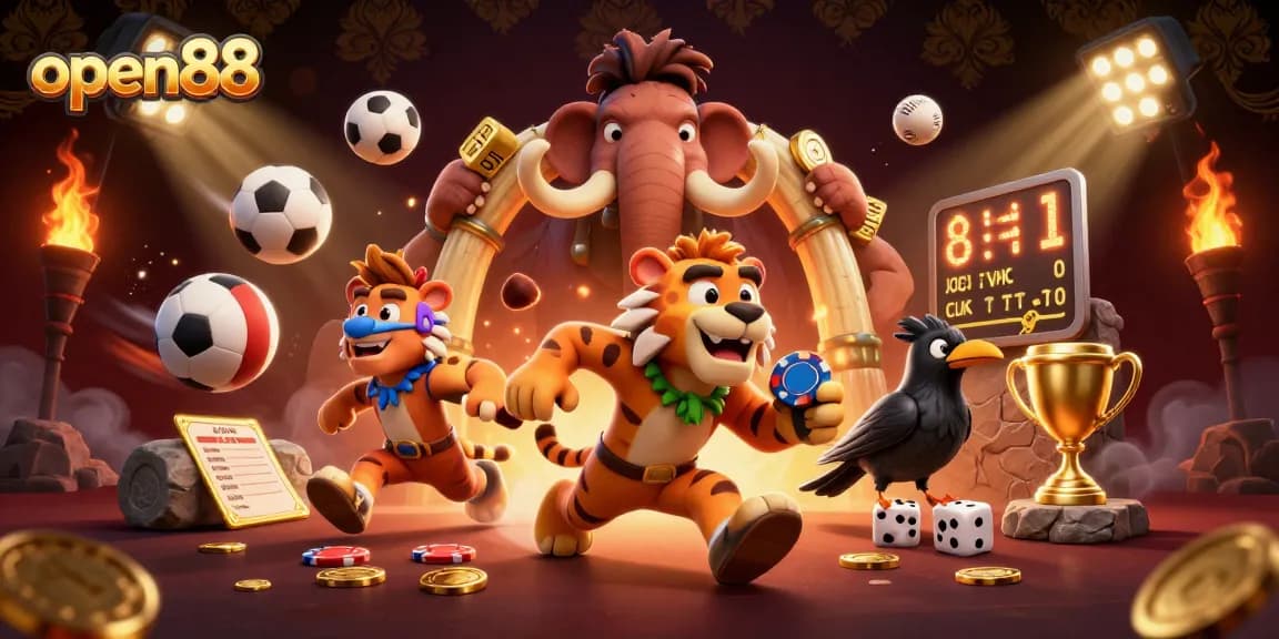 Experience winning thrills at open88's unique prehistoric casino adventure with dynamic gaming action.