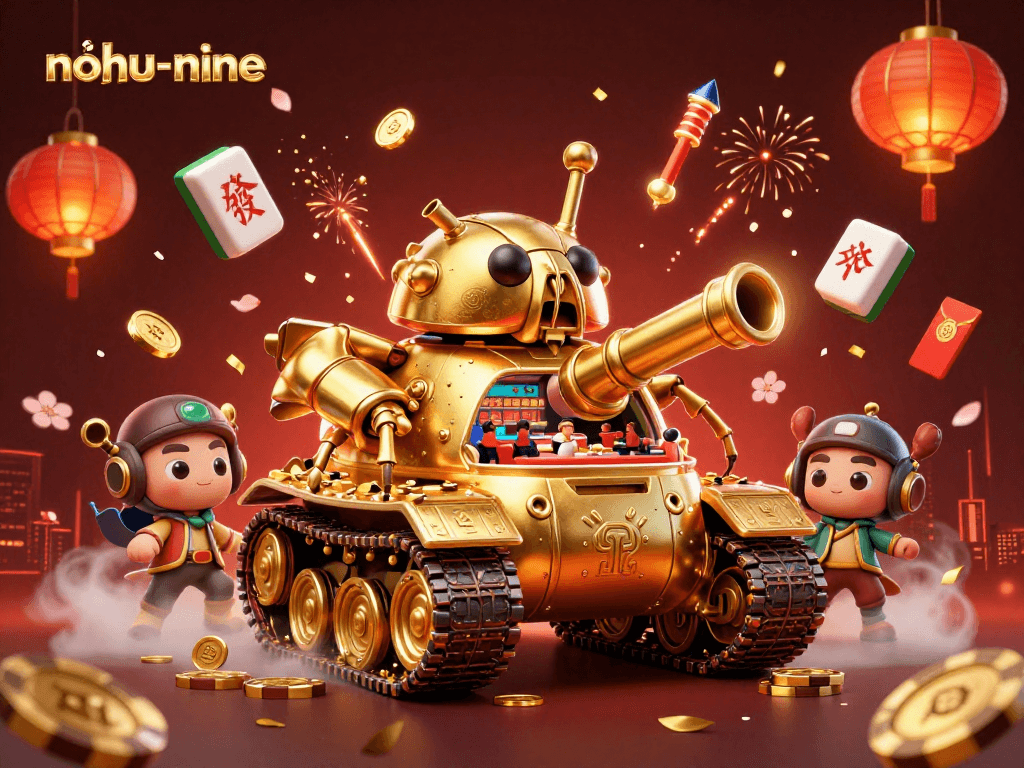 Experience thrilling gameplay at nohu-nine with a vibrant 3D casino scene full of excitement.