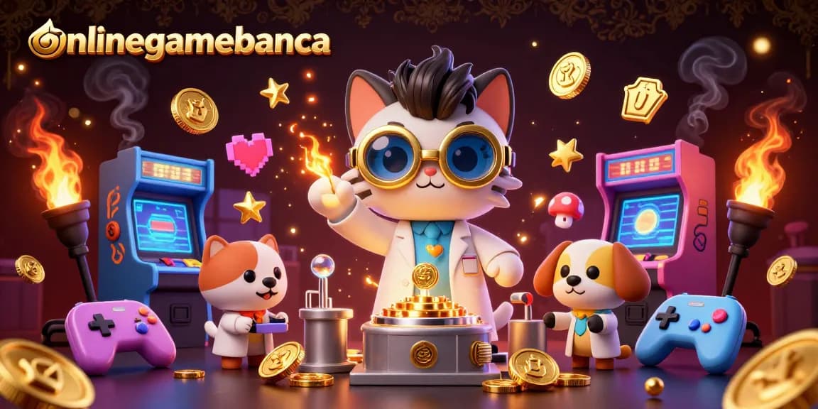 Get winning strategies at onlinegamebanca with colorful casino action and engaging cartoon illustrations.