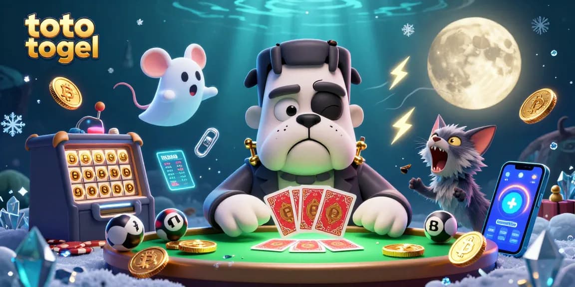 Experience exciting toto togel action in a vibrant 3D casino scene with captivating characters and dynamic elements.