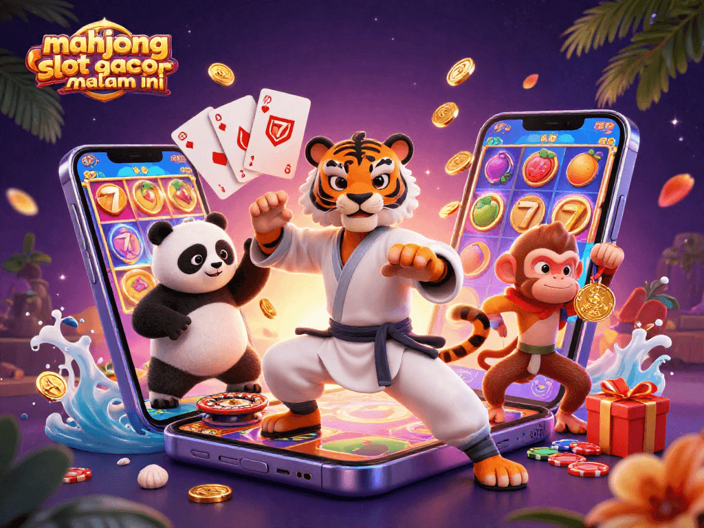 Spin the reels in mahjong slot gacor malam ini with exciting characters and vibrant casino elements.