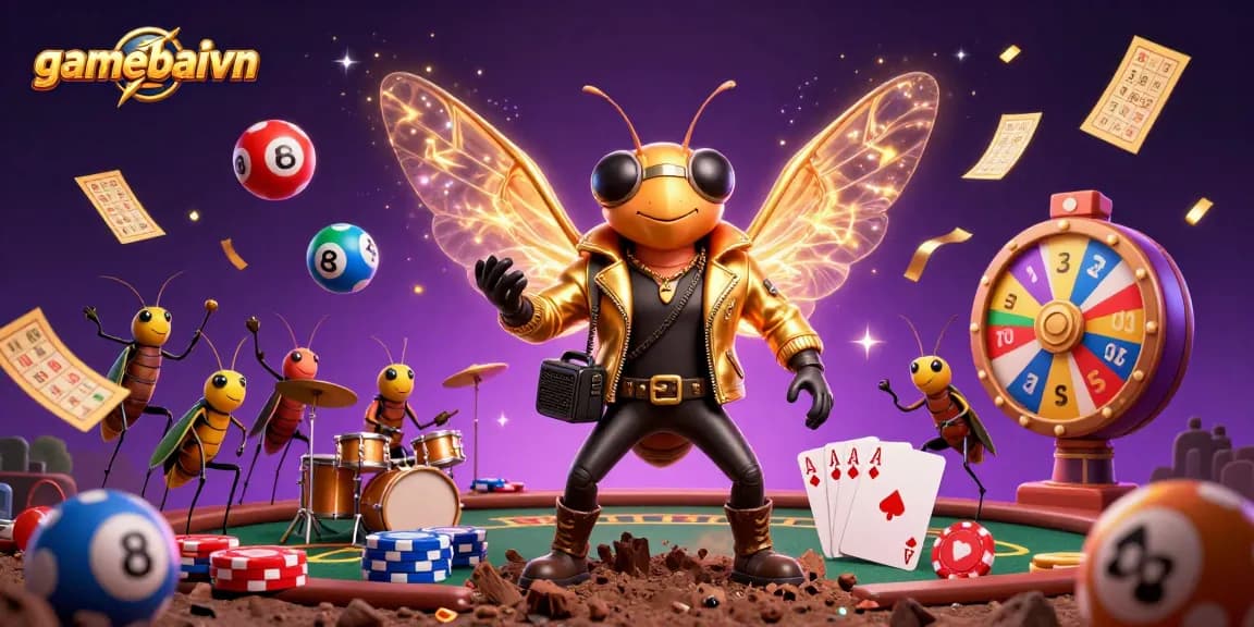 Join the gamebaivn poker scene with vibrant action, colorful elements, and dynamic energy.