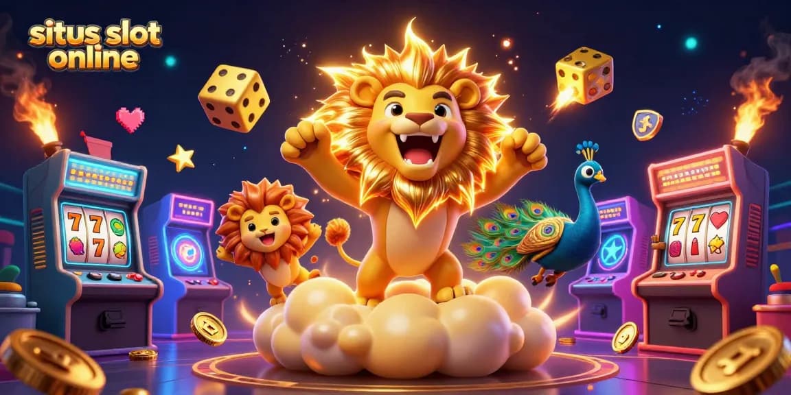 Slot online situs slot online memukau dengan karakter berwarna-warni dan elemen kasino yang menarik.