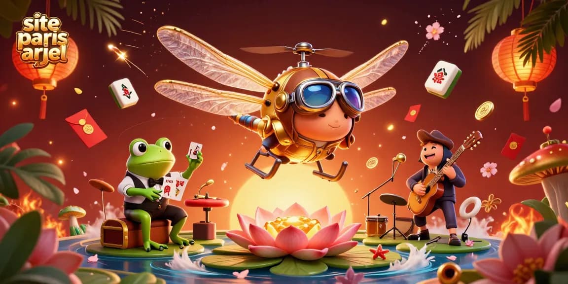 Découvrez un site de paris hors ARJEL dans une illustration captivante avec des éléments de casino.