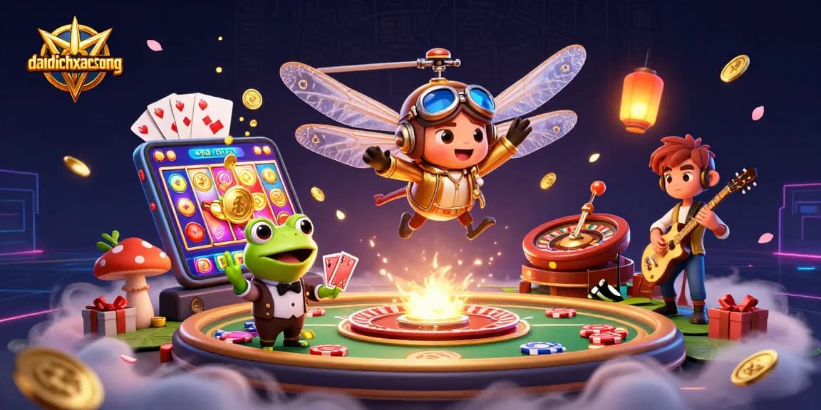 Experience the excitement of daidichxacsong with dynamic scenes of adventure and gaming elements.