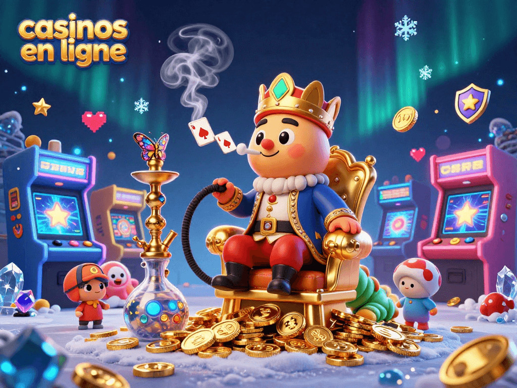 Jouez aux casinos en ligne avec un maître du narguilé dans un monde coloré et dynamique.