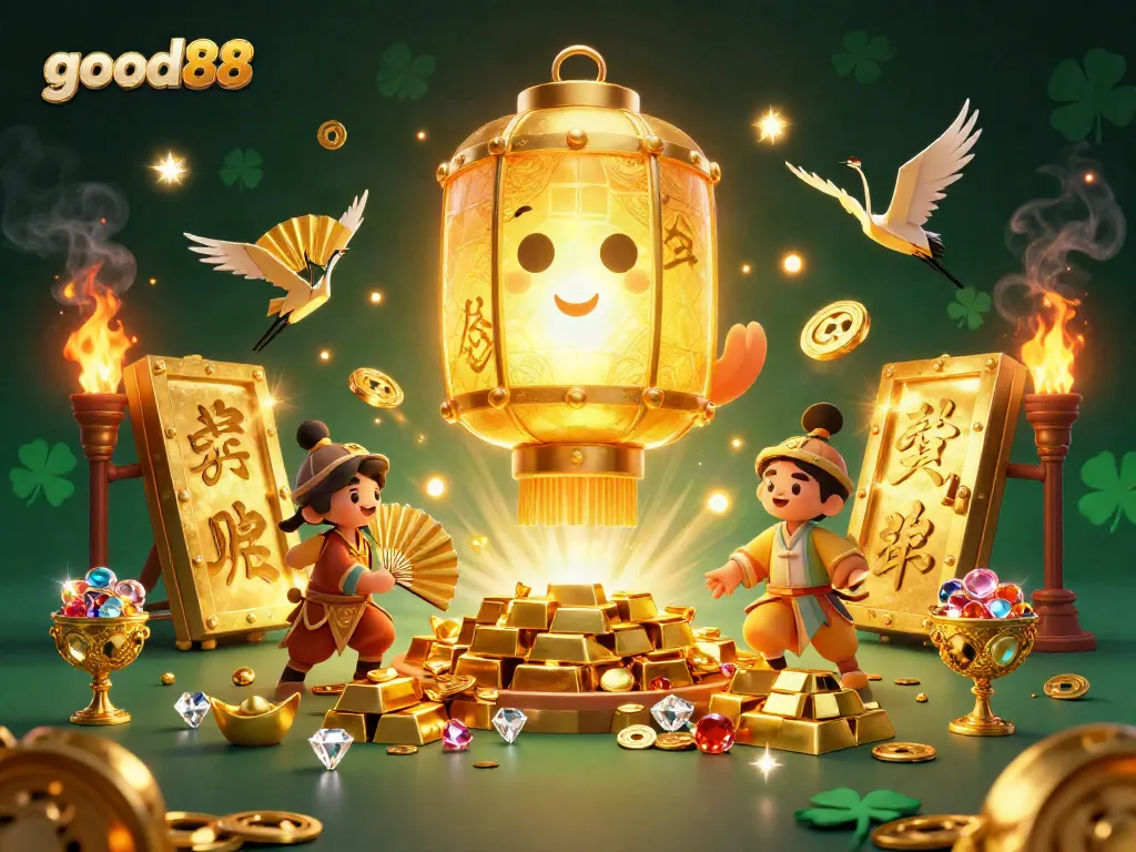 Enjoy an exciting gaming adventure with good88 at this vibrant night market casino.