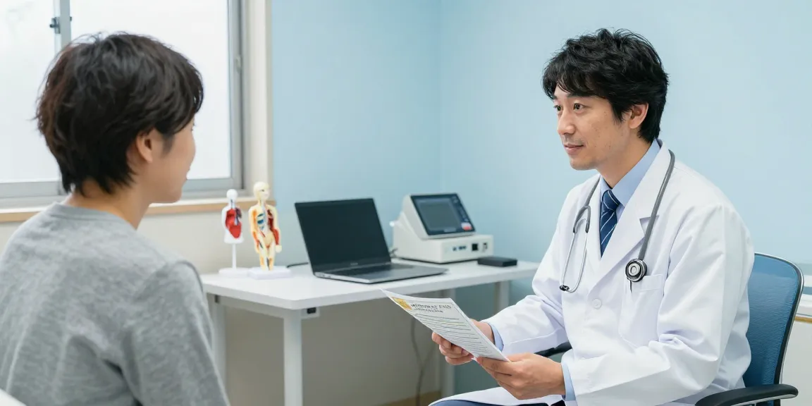 おすすめの安い包茎手術クリニックについて相談する医師と患者のシーン