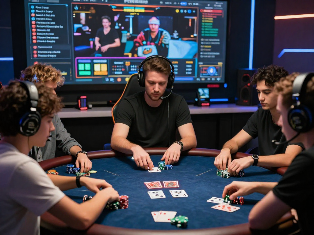 Engaged players competing in Poker88 online poker tournament, showcasing excitement.