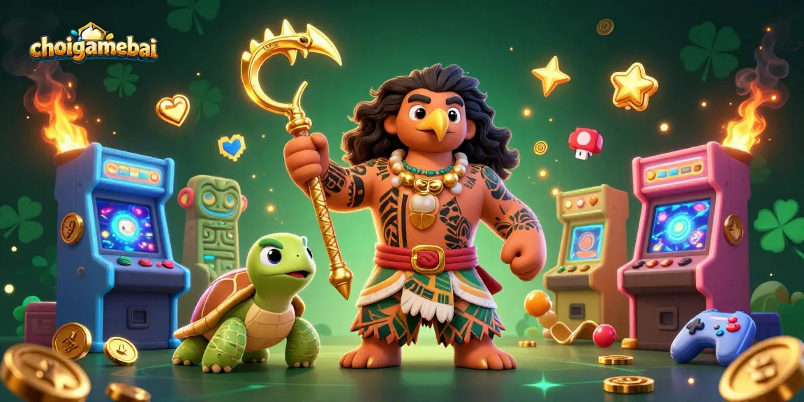 Play Mậu Binh and win big with choigamebai in this vibrant casino-themed 3D illustration.