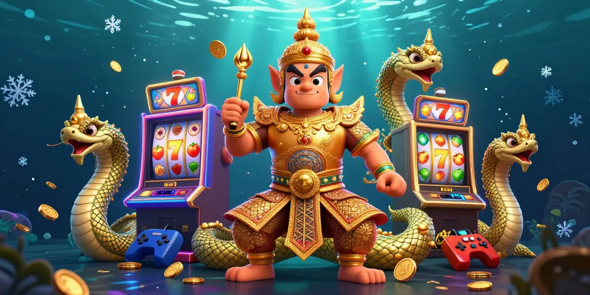 Plongez dans l'univers captivant des jeux avec casino français en ligne, représenté par un gardien en armure dorée et des machines à sous colorées.