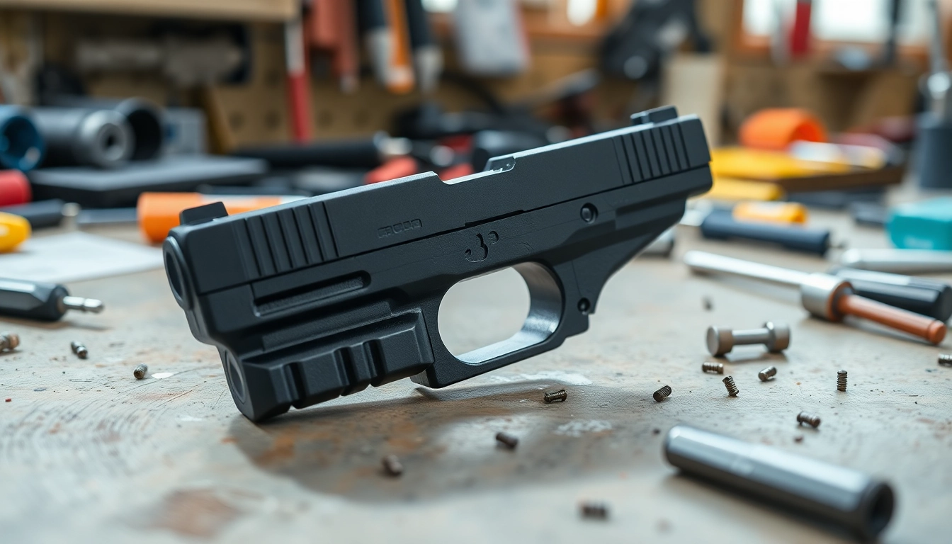 Assembling the Glock 19 Gen 3 OEM slide emphasizing its precision and craftsmanship.
