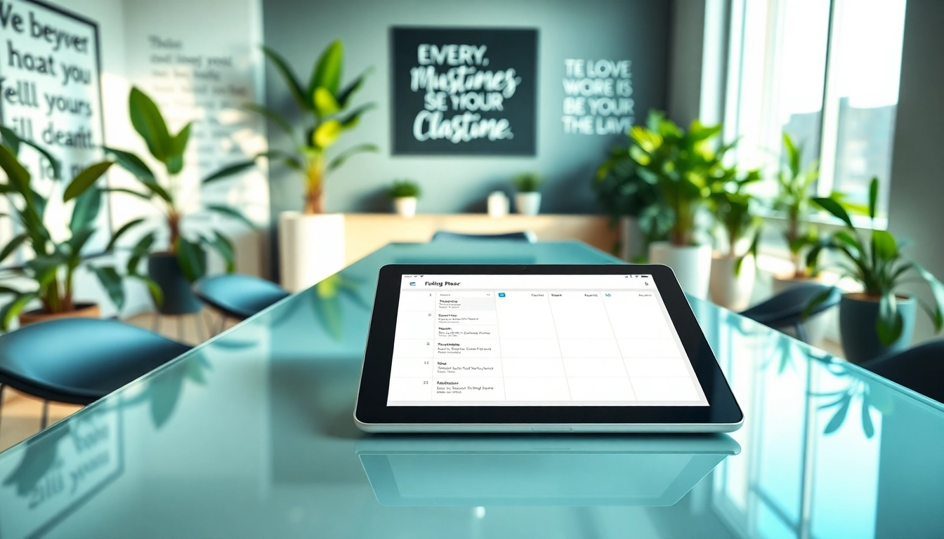Organize Your Life With AI through a futuristic workspace featuring a digital planner.