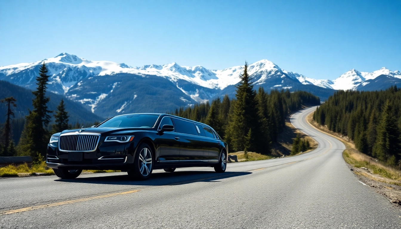 Ride in luxury with a vancouver to whistler limo amidst stunning mountain views.