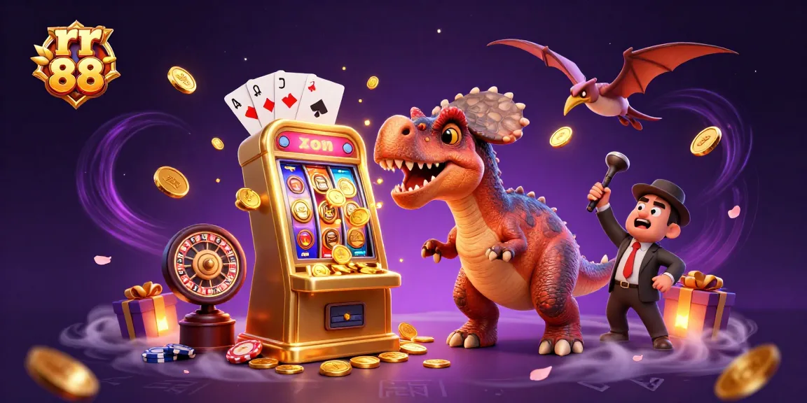 rr 88 players enjoy jackpot wins with dynamic casino elements featured in a vibrant 3D scene