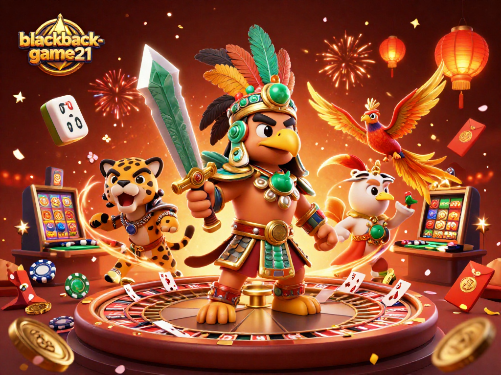 Engage in strategic play at blackjack-game21 featuring dynamic casino elements and action-packed characters.
