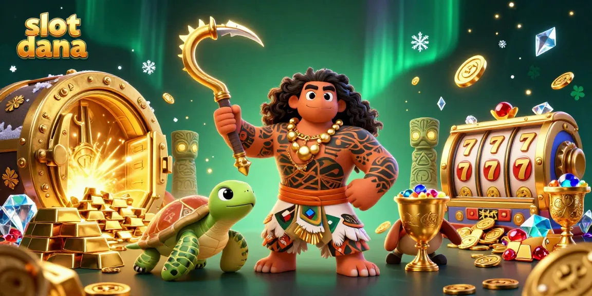 Spin and win at slot dana with the Polynesian demigod and treasures overflowing!