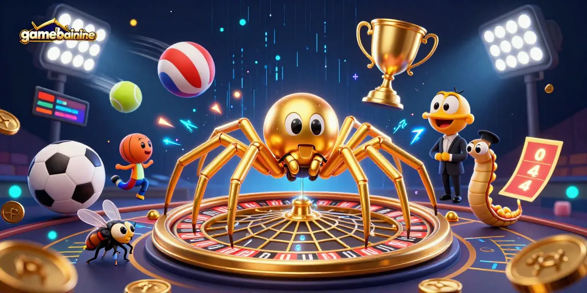 Experience thrilling action at gamebaiionline with a golden spider and a centipede croupier!