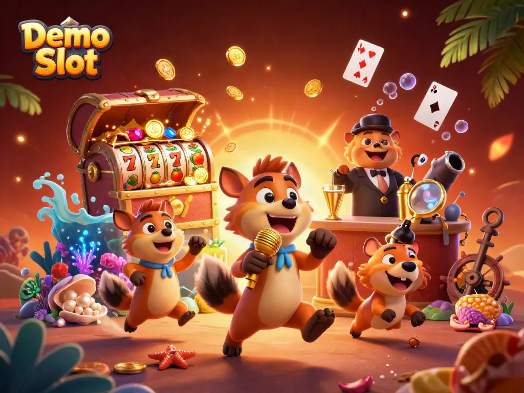 Engage with thrilling Demo Slot experiences as cartoon hyenas bring the comedy and excitement of the casino to life.