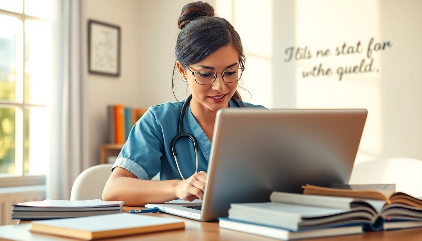 Pursuing Past Nclex fast results in a serene study environment with warm lighting.